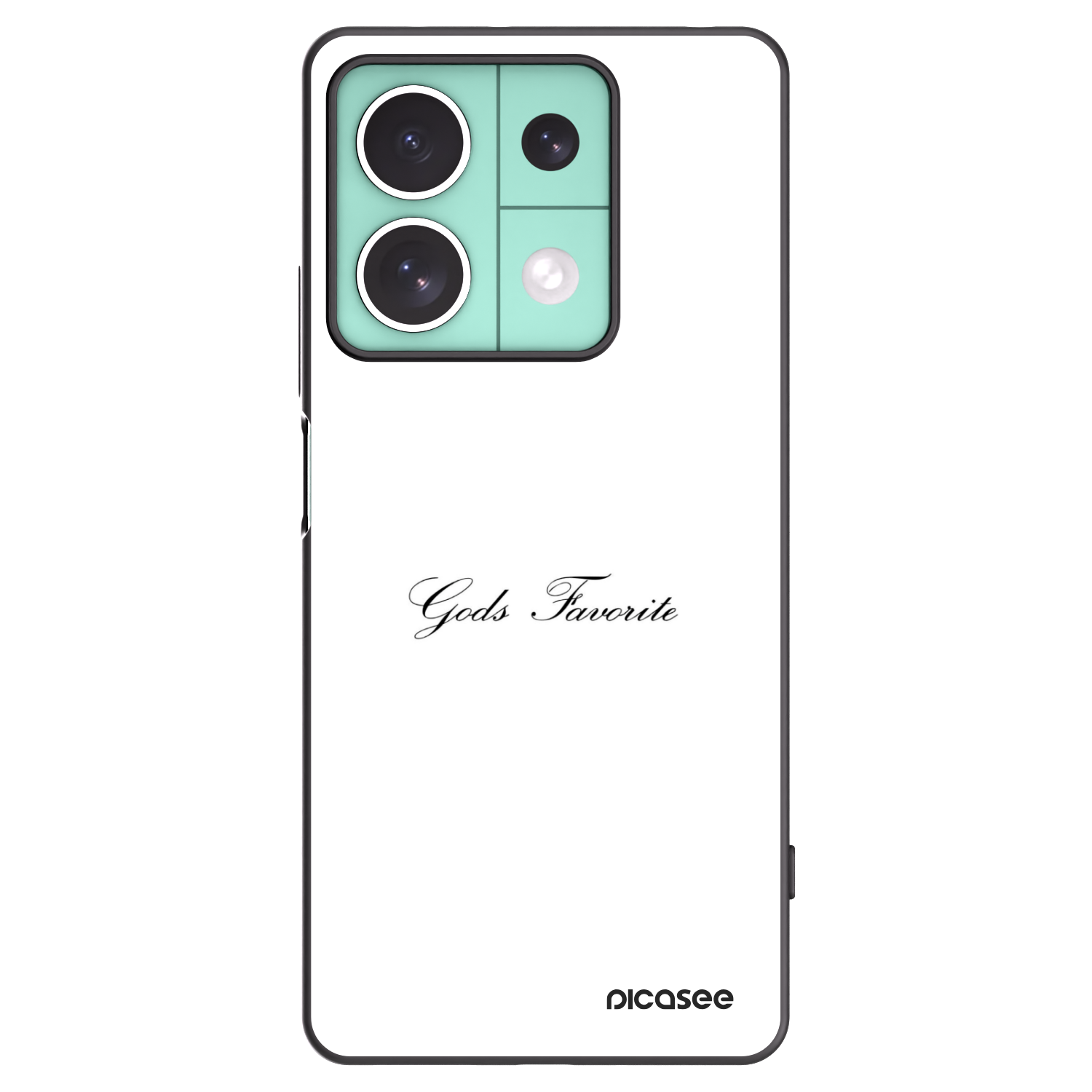Picasee Xiaomi Redmi Note 13 5G Hülle - Schwarzes Silikon - Gods Favorite