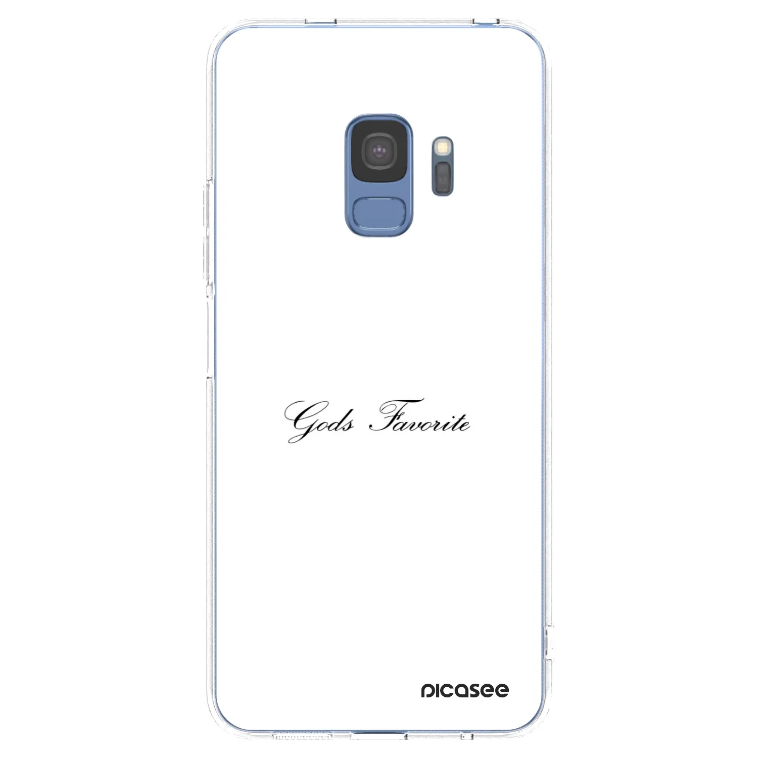 Picasee Samsung Galaxy S9 G960F Hülle - Transparentes Silikon - Gods Favorite