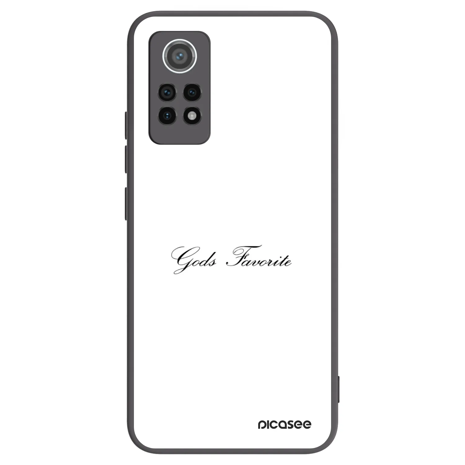 Picasee Xiaomi Redmi Note 12 Pro 4G Hülle - Schwarzes Silikon - Gods Favorite