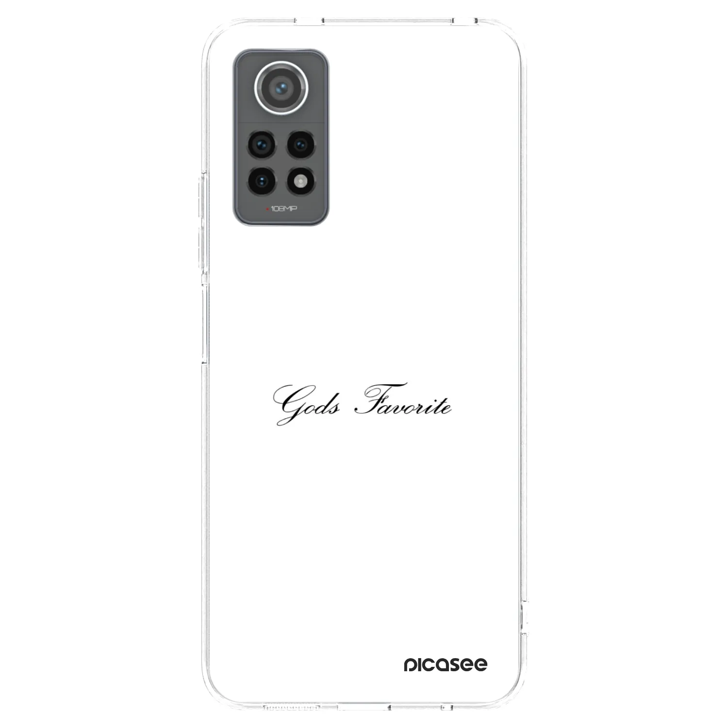 Picasee Xiaomi Redmi Note 12 Pro 4G Hülle - Transparentes Silikon - Gods Favorite