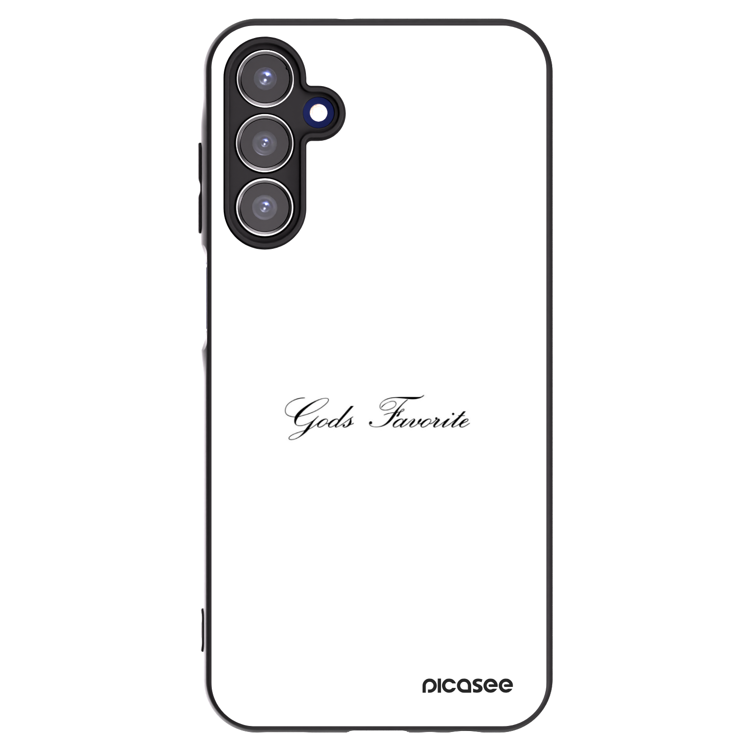 Picasee Samsung Galaxy A15 A156B 5G Hülle - Schwarzes Silikon - Gods Favorite