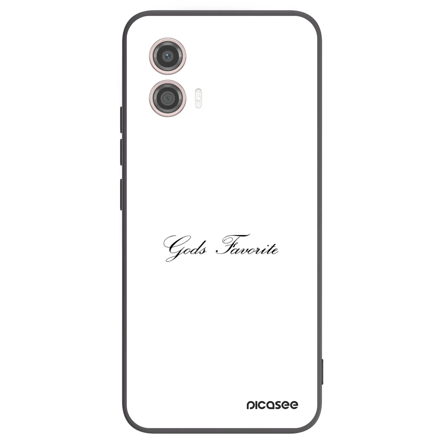 Picasee Motorola Moto G53 5G Hülle - Schwarzes Silikon - Gods Favorite