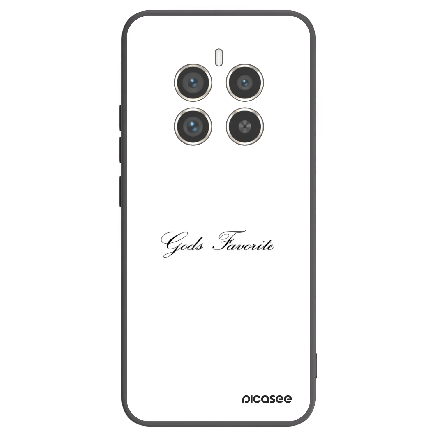 Picasee Realme 12 Pro 5G Hülle - Schwarzes Silikon - Gods Favorite