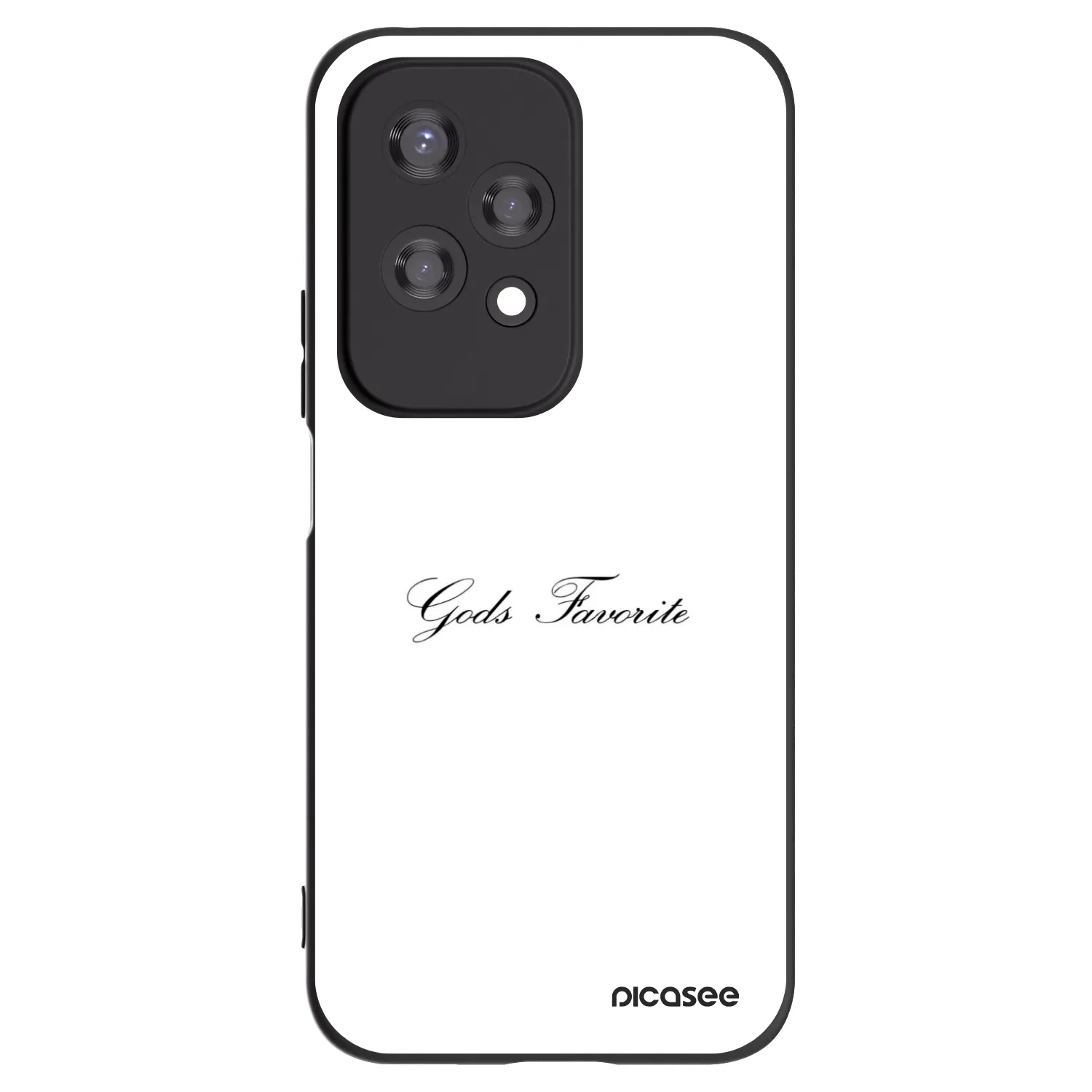 Picasee Honor 200 Lite Hülle - Schwarzes Silikon - Gods Favorite