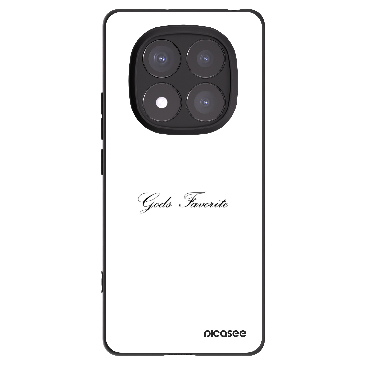 Picasee Xiaomi Redmi Note 14 Pro+ 5G Hülle - Schwarzes Silikon - Gods Favorite