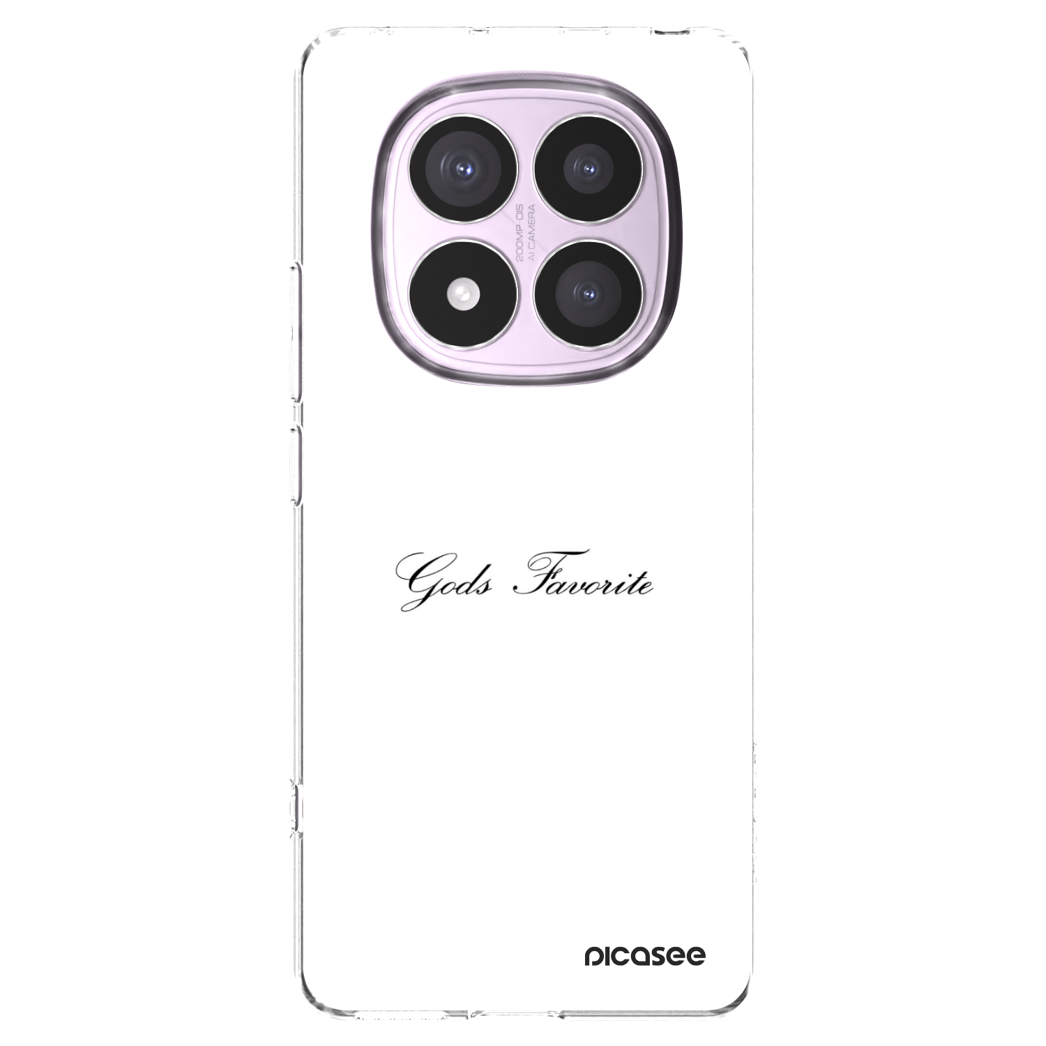 Picasee Xiaomi Redmi Note 14 Pro 5G Hülle - Transparentes Silikon - Gods Favorite