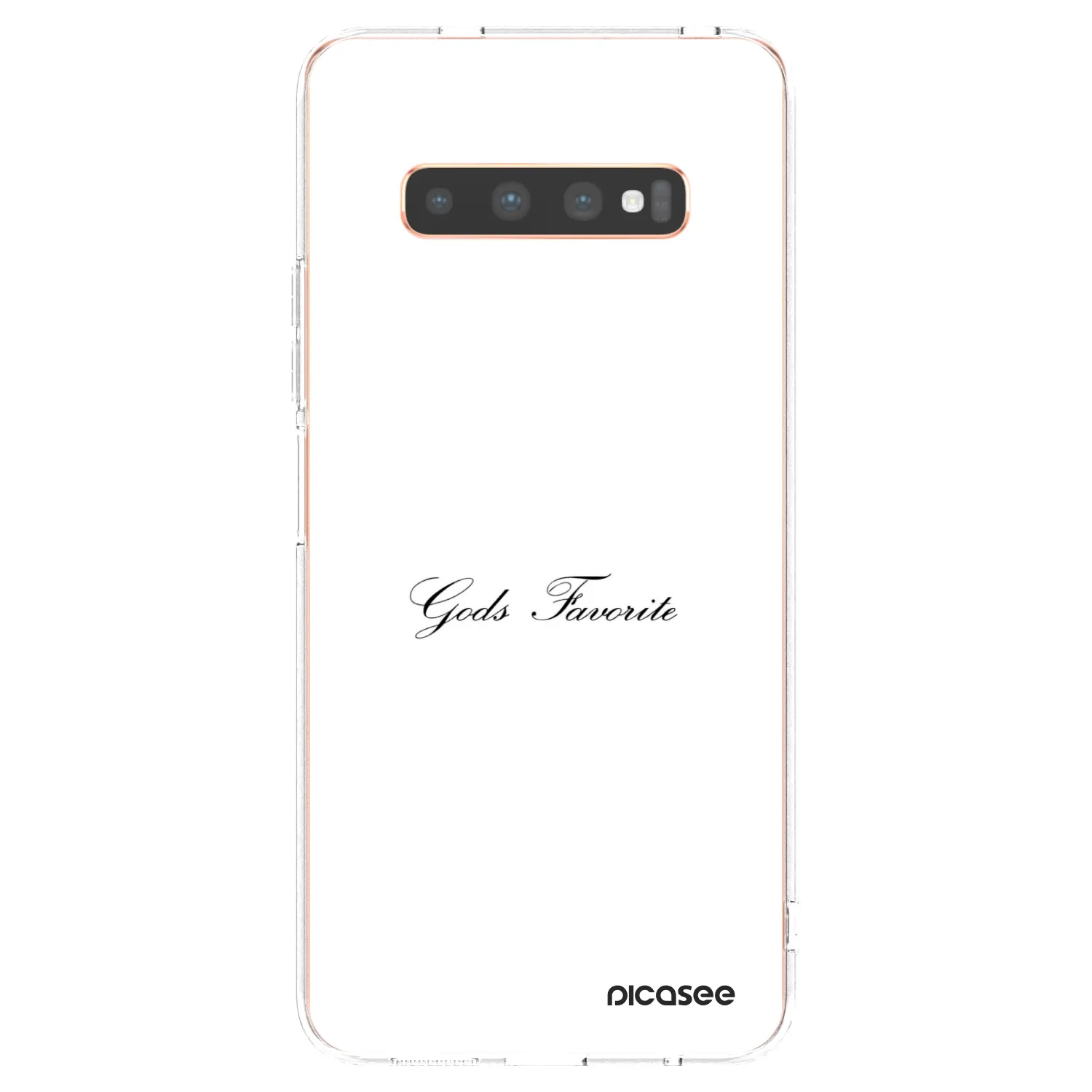 Picasee Samsung Galaxy S10 Plus G975 Hülle - Transparentes Silikon - Gods Favorite