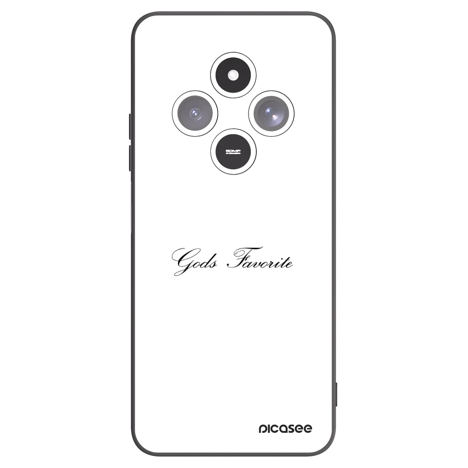 Picasee Xiaomi Redmi 14C Hülle - Schwarzes Silikon - Gods Favorite