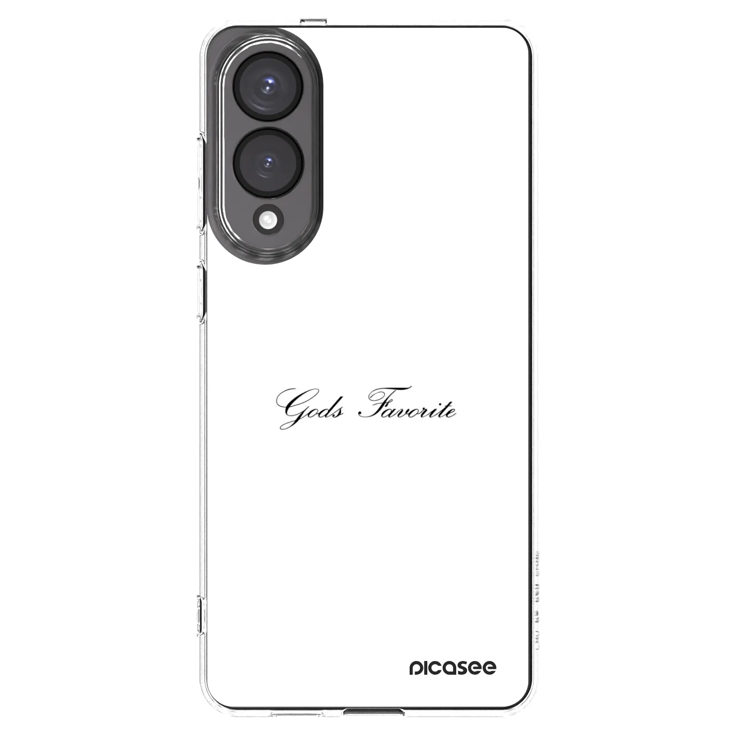 Picasee Samsung Galaxy S25 Edge 5G Hülle - Transparentes Silikon - Gods Favorite