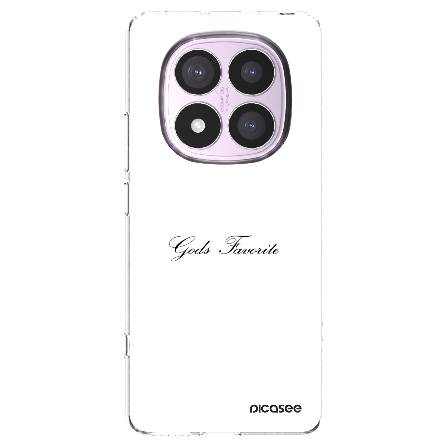 Picasee Xiaomi Redmi Note 14 Pro 4G Hülle - Transparentes Silikon - Gods Favorite
