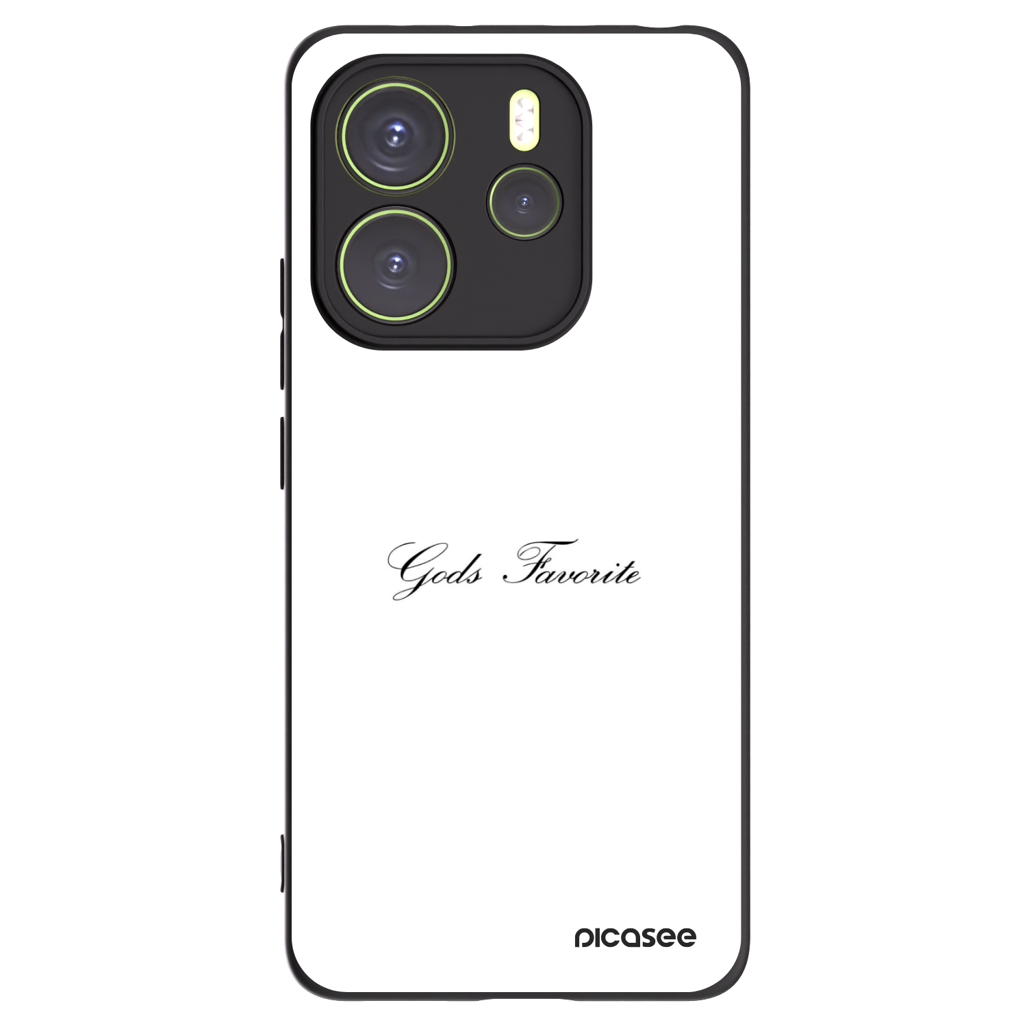 Picasee Xiaomi Redmi Note 14 4G Hülle - Schwarzes Silikon - Gods Favorite