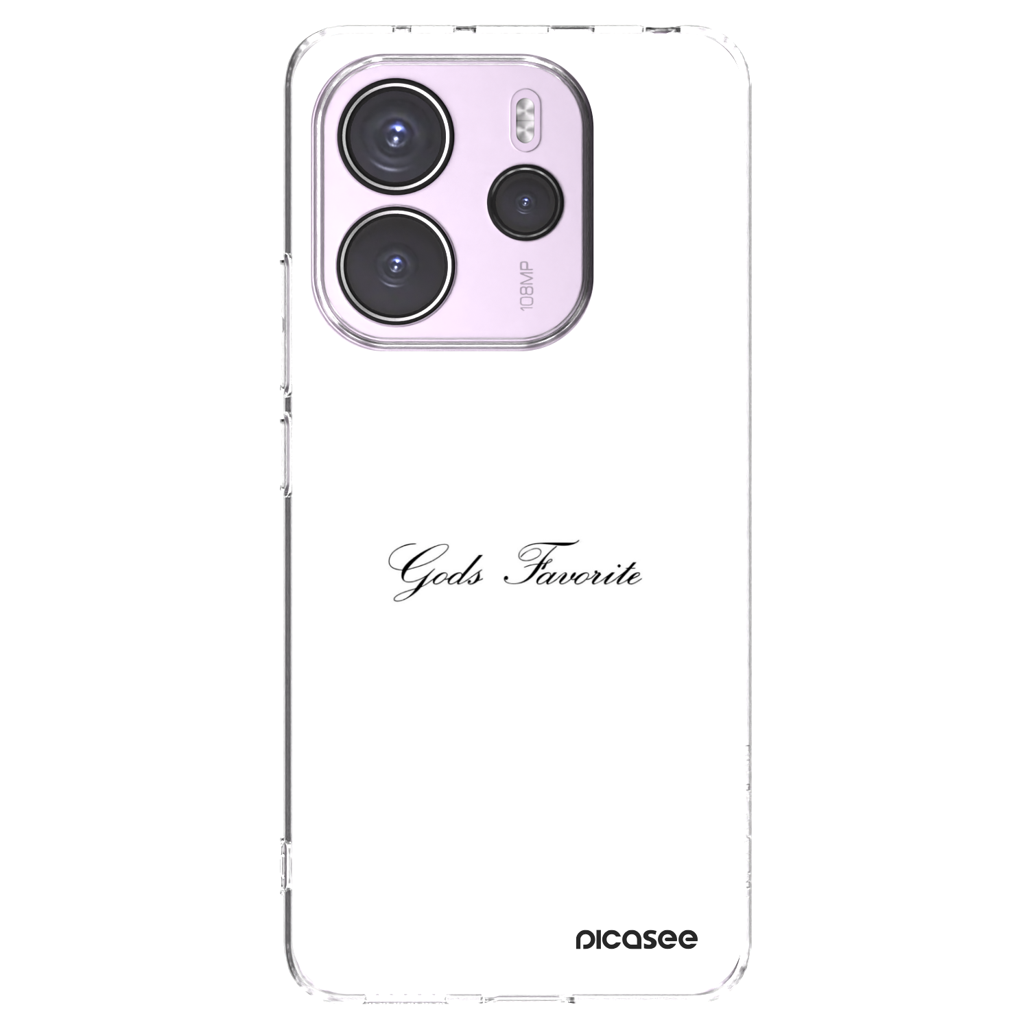 Picasee Xiaomi Redmi Note 14 4G Hülle - Transparentes Silikon - Gods Favorite
