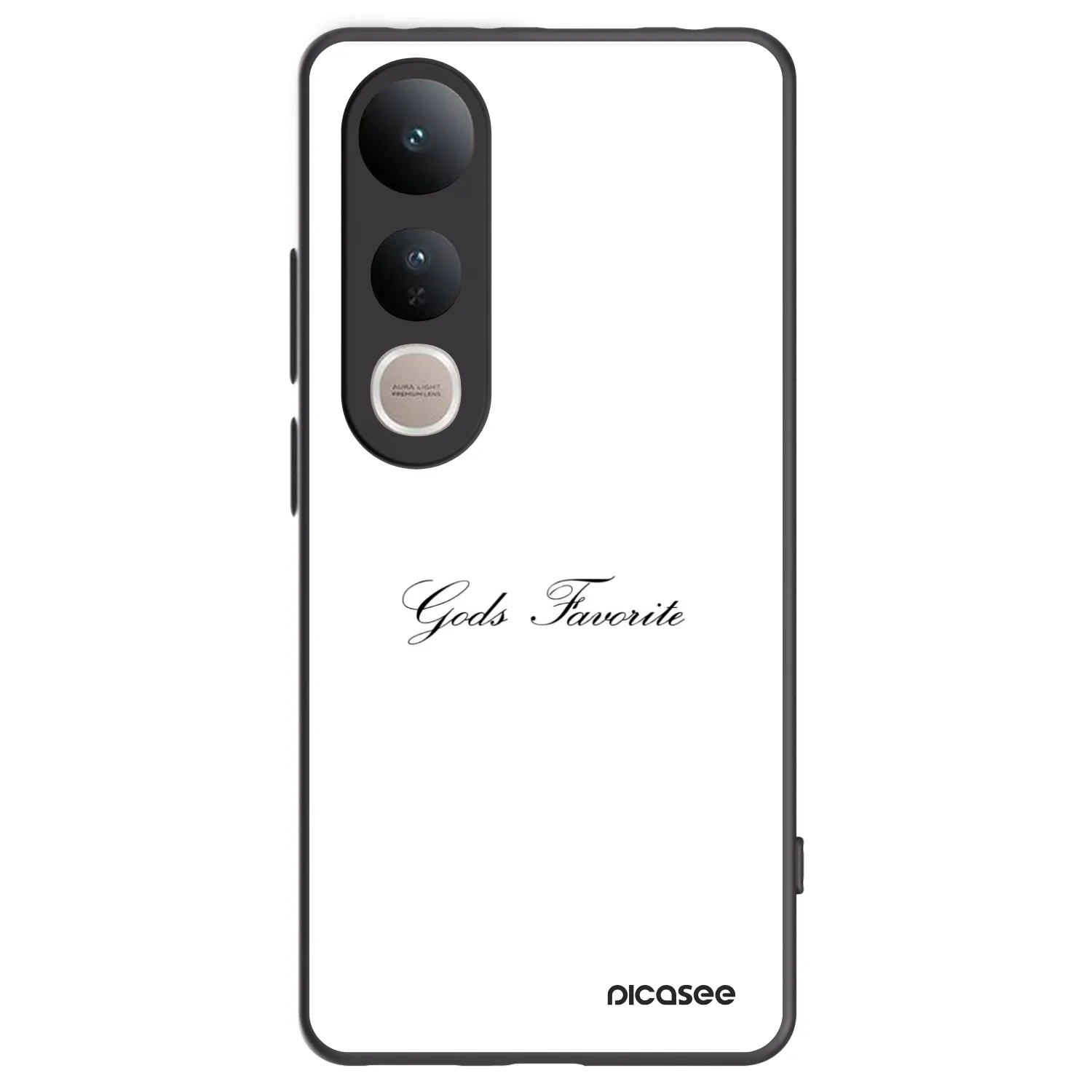 Picasee Vivo V50 Lite 5G Hülle - Schwarzes Silikon - Gods Favorite