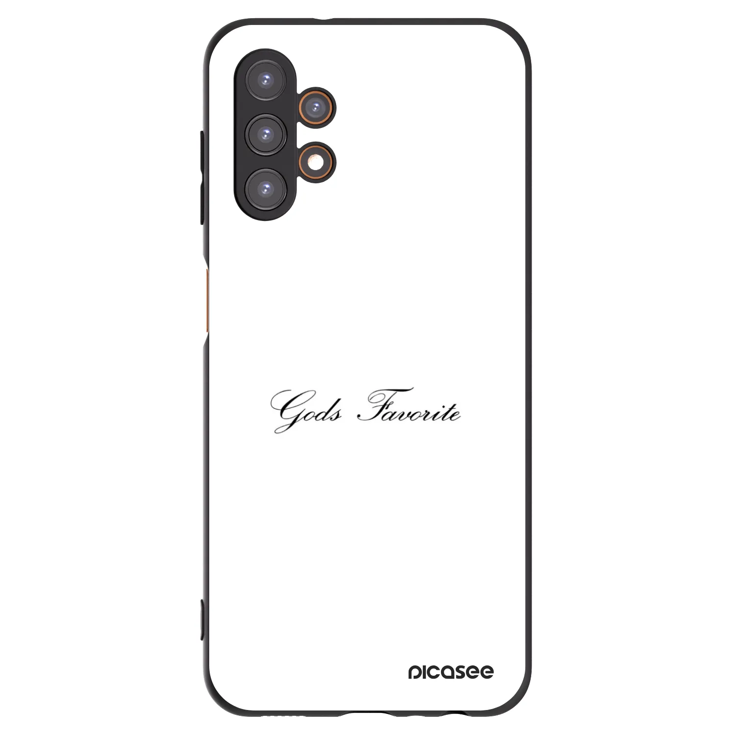 Picasee Samsung Galaxy A13 5G Hülle - Schwarzes Silikon - Gods Favorite