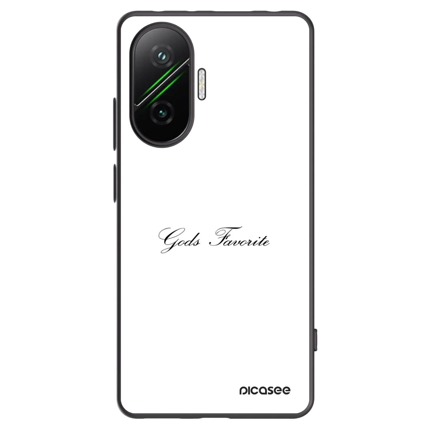 Picasee Xiaomi Poco F7 5G Hülle - Schwarzes Silikon - Gods Favorite