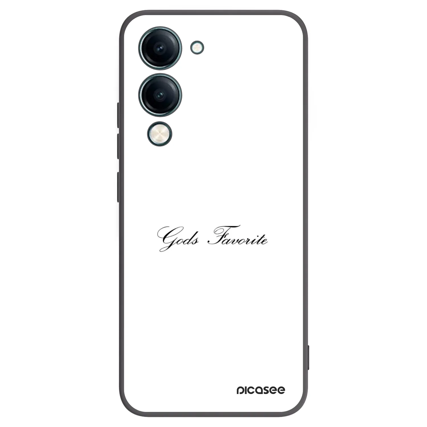 Picasee Vivo Y29s 5G Hülle - Schwarzes Silikon - Gods Favorite