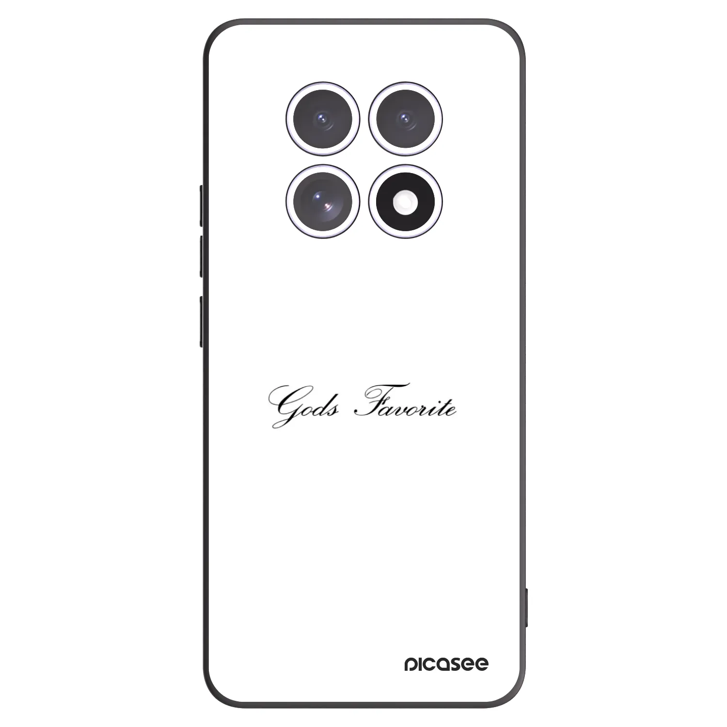 Picasee Xiaomi Redmi Note 15 Hülle - Schwarzes Silikon - Gods Favorite