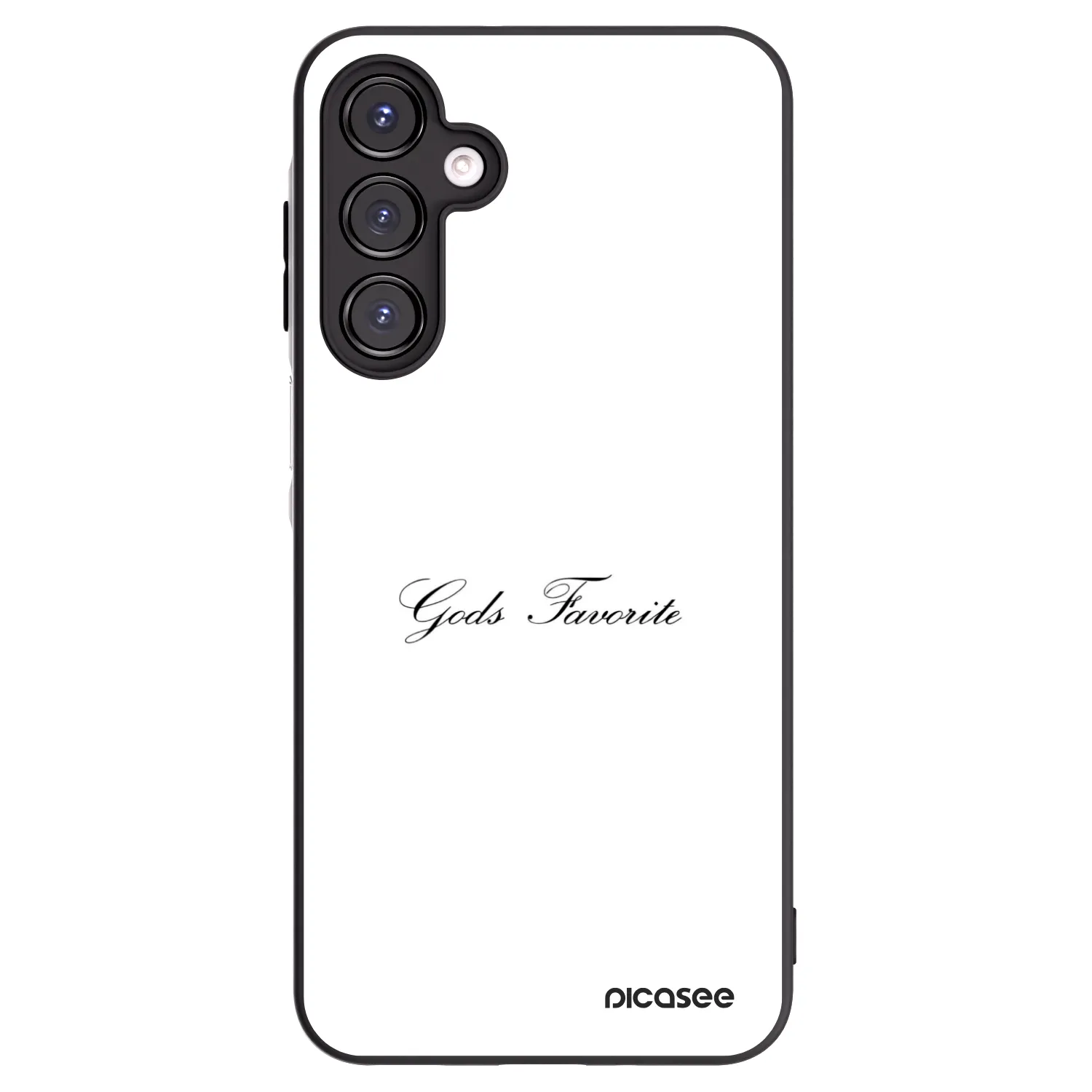 Picasee Samsung Galaxy A16 4G Hülle - Schwarzes Silikon - Gods Favorite