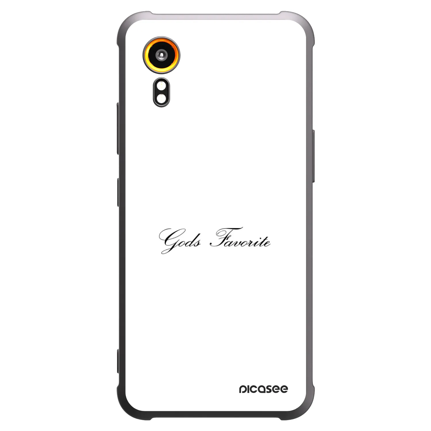 Picasee Samsung Galaxy Xcover 7 Hülle - Schwarzes Silikon - Gods Favorite