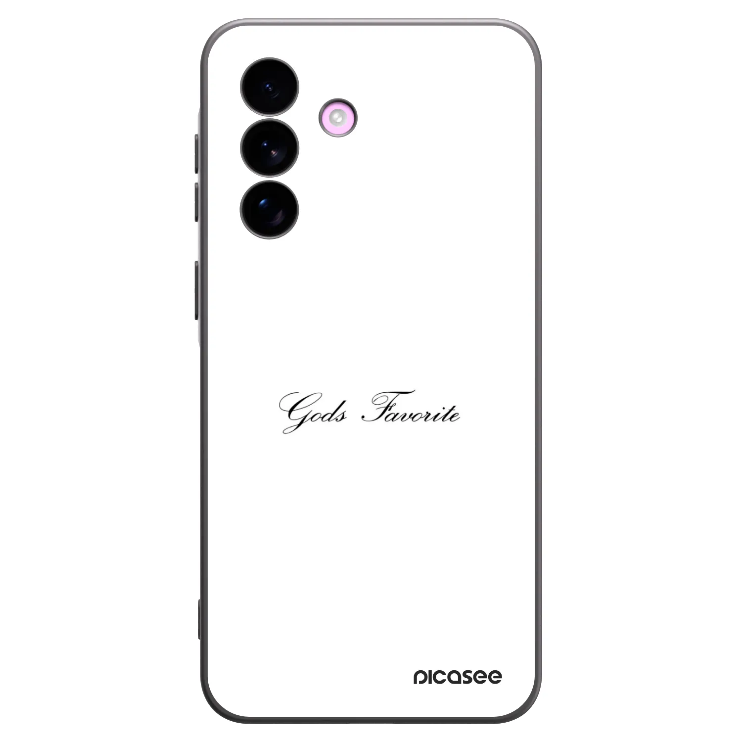 Picasee Samsung Galaxy A57 5G Hülle - Schwarzes Silikon - Gods Favorite