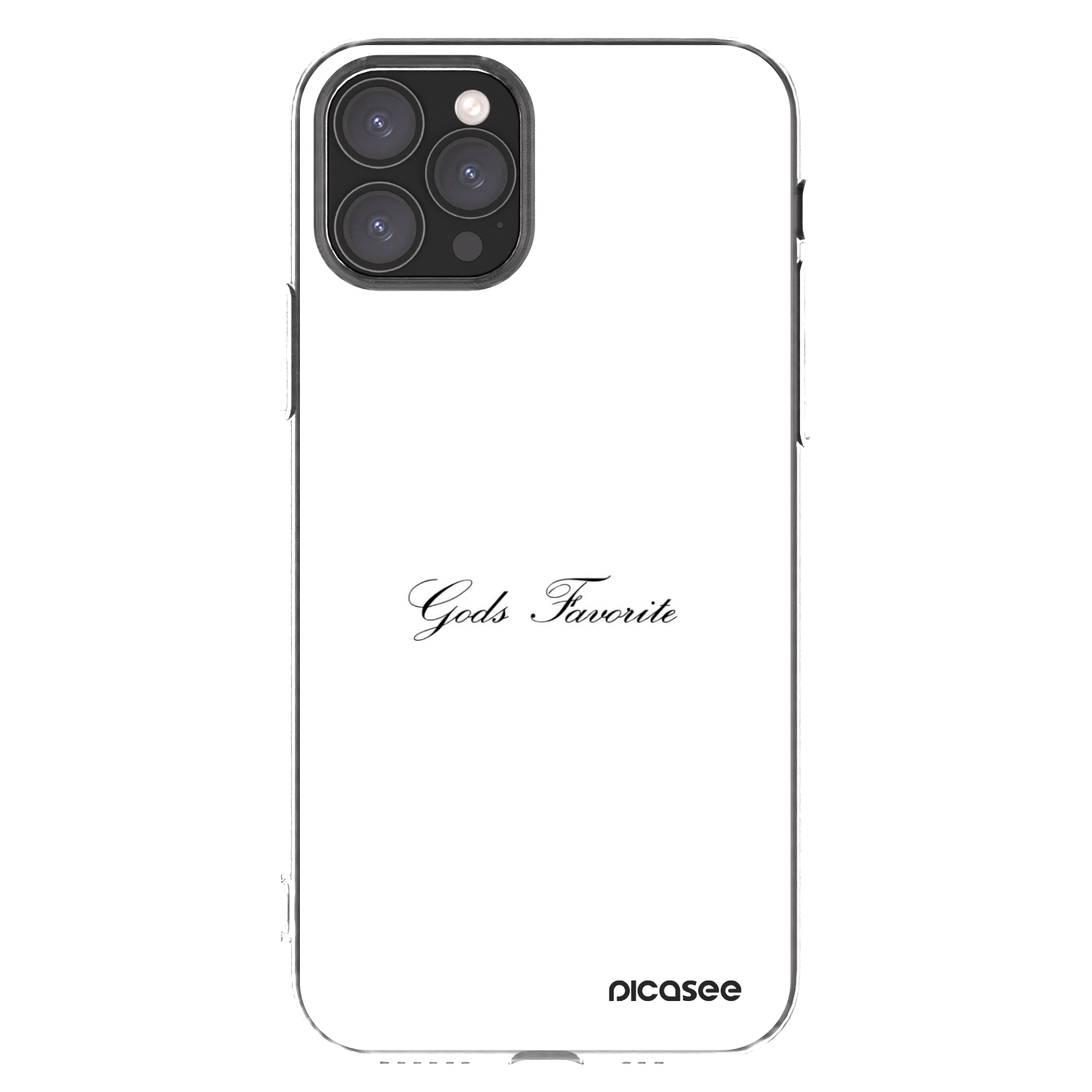 Picasee Apple iPhone 11 Pro Hülle - Transparentes Silikon - Gods Favorite