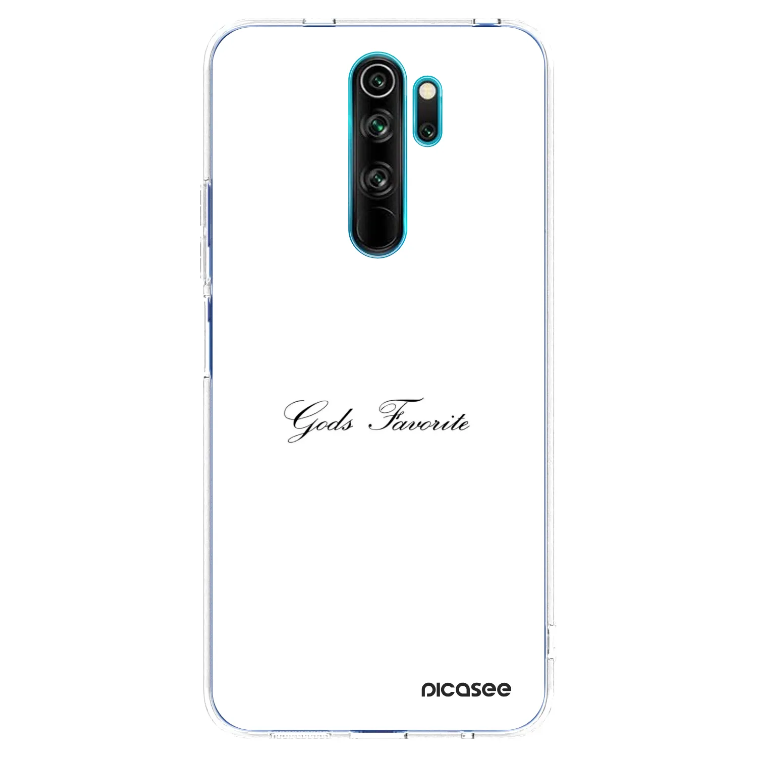 Picasee Xiaomi Redmi Note 8 Pro Hülle - Transparentes Silikon - Gods Favorite