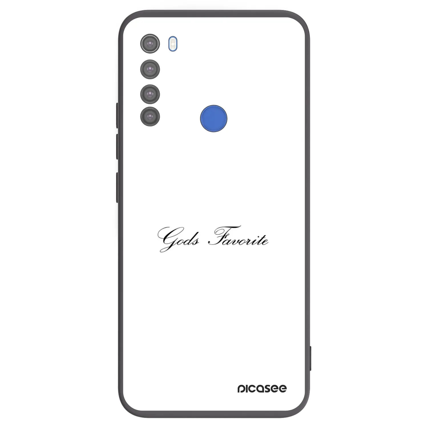 Picasee Xiaomi Redmi Note 8T Hülle - Schwarzes Silikon - Gods Favorite