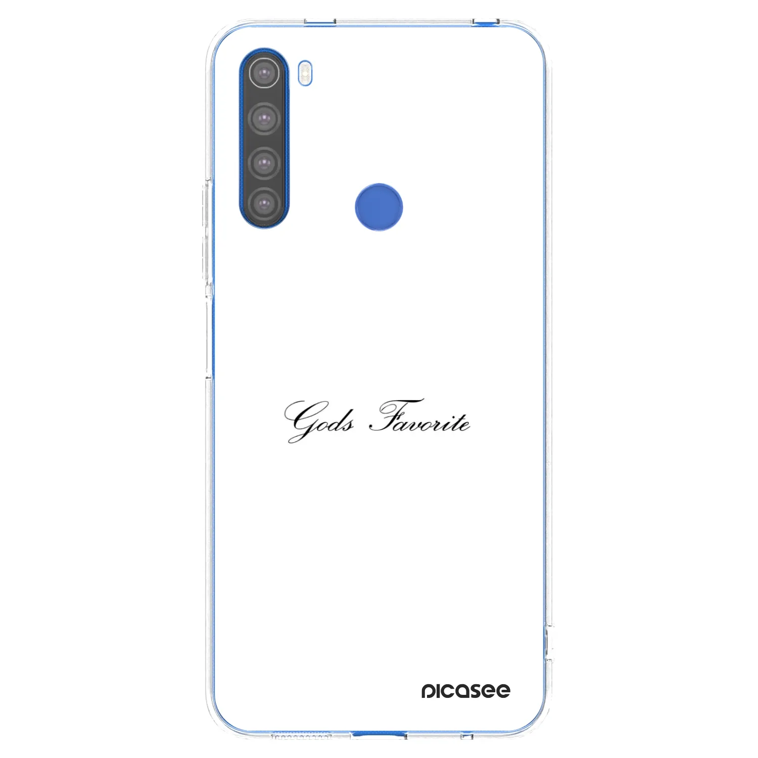 Picasee Xiaomi Redmi Note 8T Hülle - Transparentes Silikon - Gods Favorite