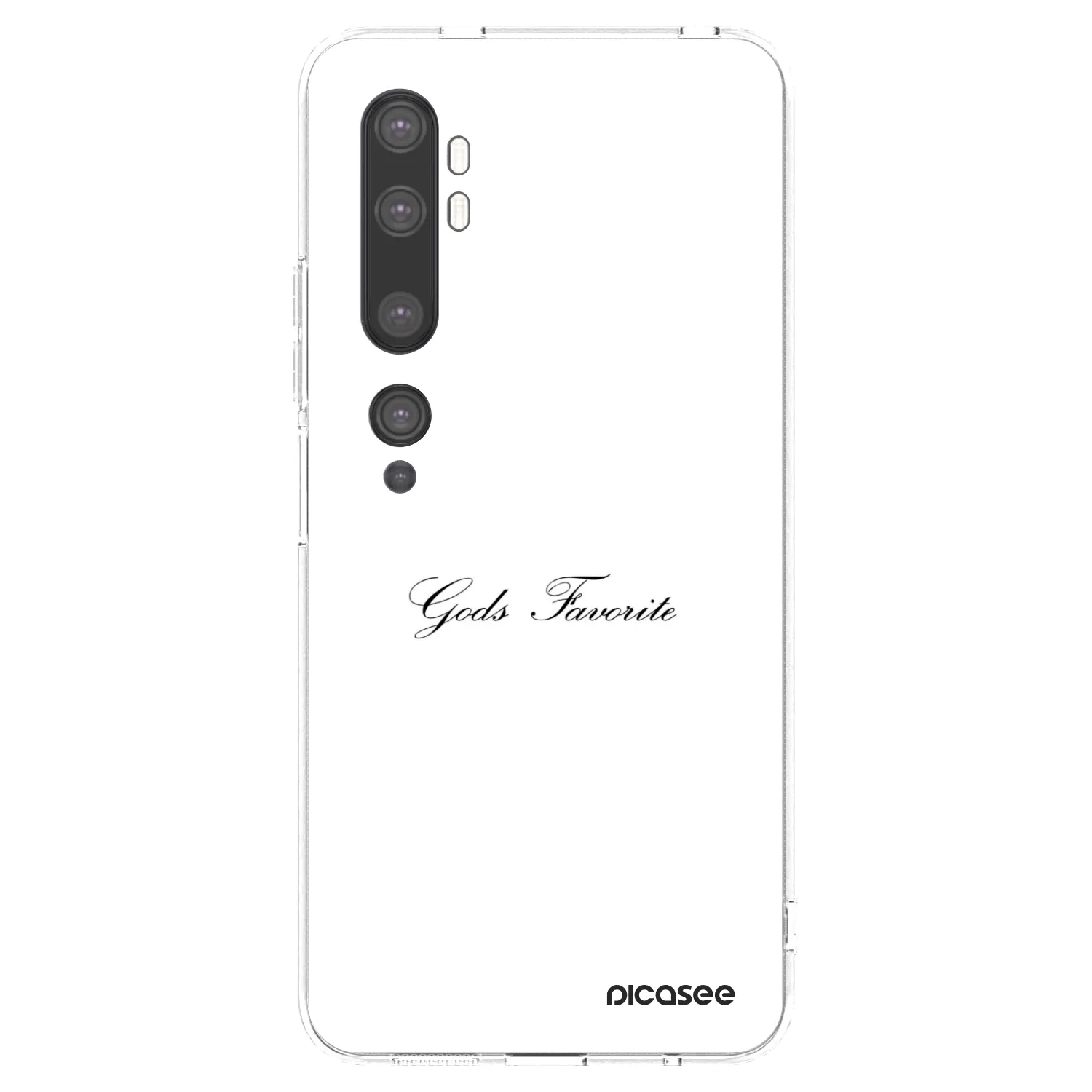 Picasee Xiaomi Mi Note 10 (Pro) Hülle - Transparentes Silikon - Gods Favorite