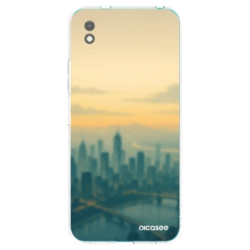 Picasee Xiaomi Redmi 9A Hülle - Schwarzes Silikon - Airplane mode