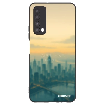 Picasee Huawei P Smart 2021 Hülle - Schwarzes Silikon - Airplane mode