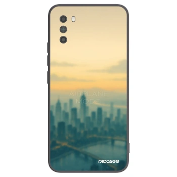 Picasee Xiaomi Poco M3 Hülle - Schwarzes Silikon - Airplane mode