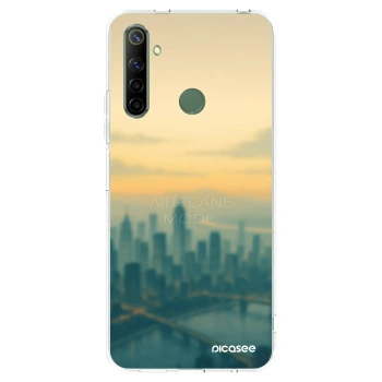 Picasee Realme 5 Hülle - Transparentes Silikon - Airplane mode