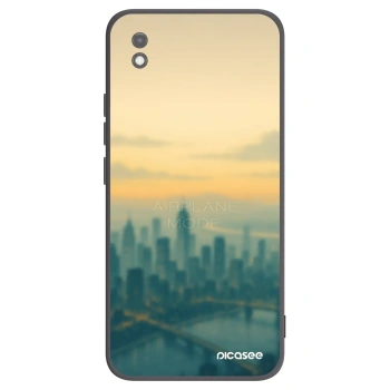 Picasee Xiaomi Redmi 9AT Hülle - Schwarzes Silikon - Airplane mode