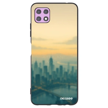 Picasee Samsung Galaxy A22 A226B 5G Hülle - Schwarzes Silikon - Airplane mode