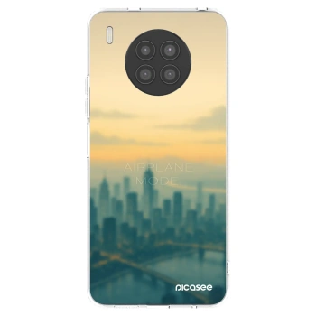 Picasee Huawei Nova 8i Hülle - Transparentes Silikon - Airplane mode