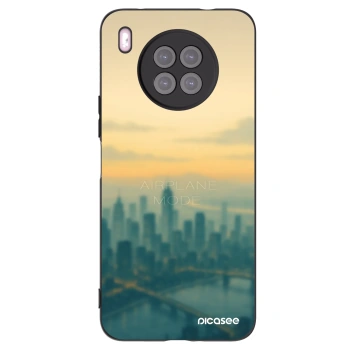 Picasee Huawei Nova 8i Hülle - Schwarzes Silikon - Airplane mode