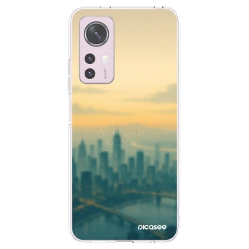 Picasee Xiaomi 12 Hülle - Transparentes Silikon - Airplane mode