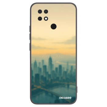 Picasee Xiaomi Redmi 10C Hülle - Schwarzes Silikon - Airplane mode