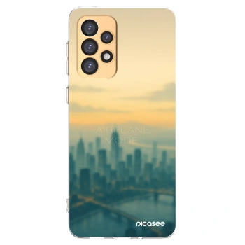 Picasee Samsung Galaxy A33 5G A336 Hülle - Transparentes Silikon - Airplane mode