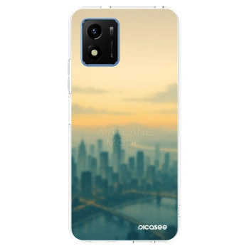 Picasee Vivo Y01 Hülle - Transparentes Silikon - Airplane mode