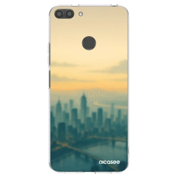 Picasee Huawei P Smart Hülle - Transparentes Silikon - Airplane mode