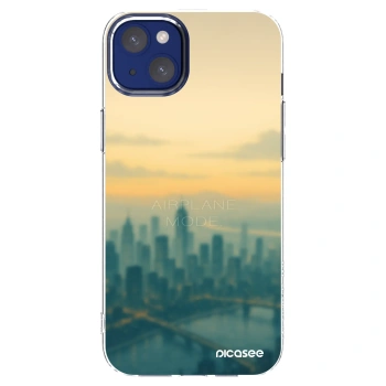 Picasee Apple iPhone 14 Plus Hülle - Transparentes Silikon - Airplane mode