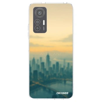 Picasee Xiaomi 12 Lite Hülle - Transparentes Silikon - Airplane mode
