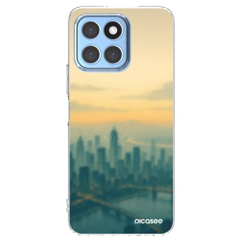 Picasee Honor X8 5G Hülle - Transparentes Silikon - Airplane mode