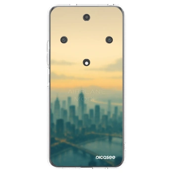 Picasee Honor Magic5 Lite 5G Hülle - Transparentes Silikon - Airplane mode