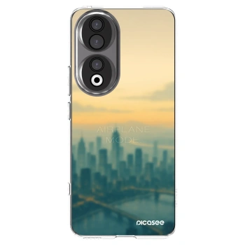 Picasee Honor 90 5G Hülle - Transparentes Silikon - Airplane mode