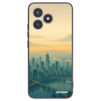 Picasee Realme C53 Hülle - Schwarzes Silikon - Airplane mode