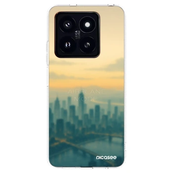 Picasee Xiaomi 14 Pro Hülle - Transparentes Silikon - Airplane mode