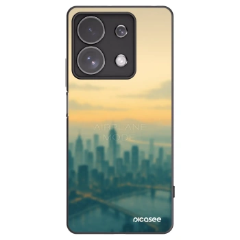 Picasee Xiaomi Redmi Note 13 Pro 4G Hülle - Schwarzes Silikon - Airplane mode